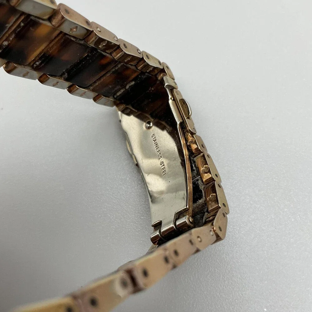 Michael Kors MK-5538 Womens Watch 39mm Rose Gold Tone New Battery 7.75